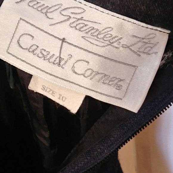 Vintage Paul Stanley Pin Stripped Wool skirt - Picture 5 of 6